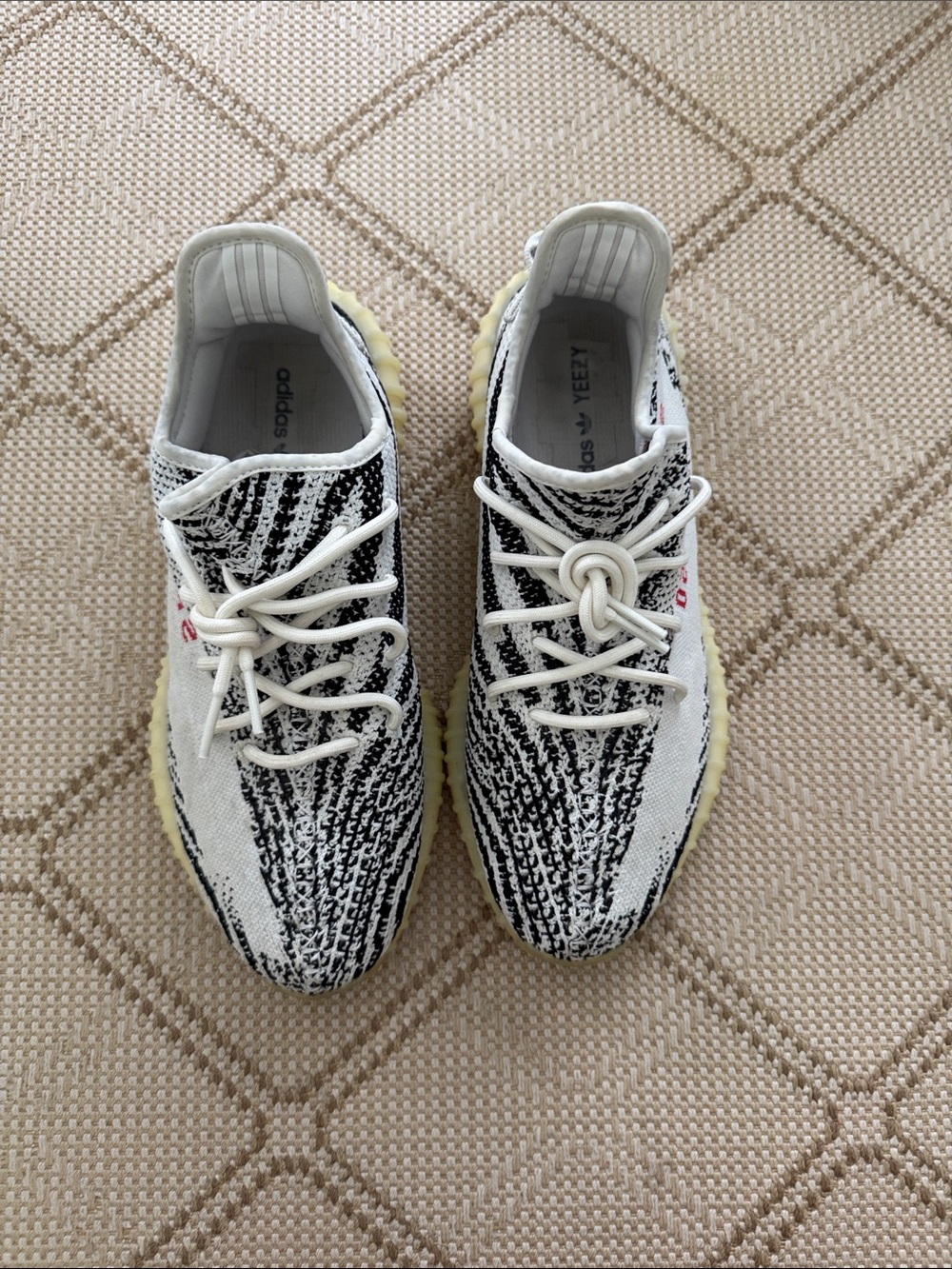 adidas Yeezy Boost 350 V2 - men’s size 12, GUC, zebra